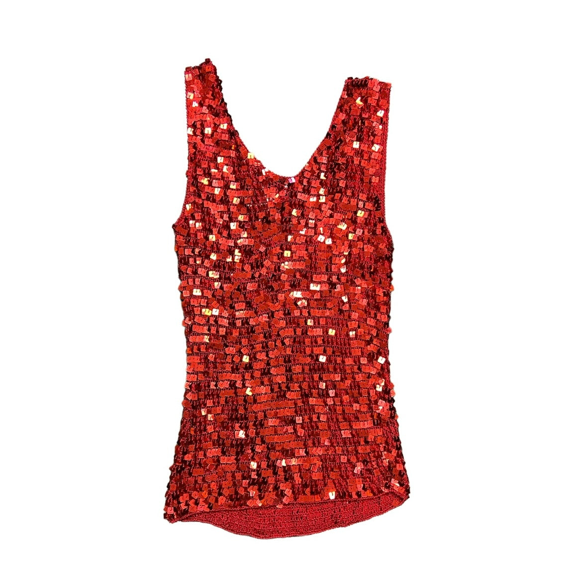 Red Sequin Top