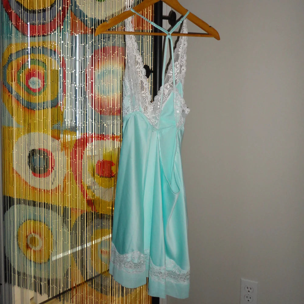 Baby Blue Slip Dress