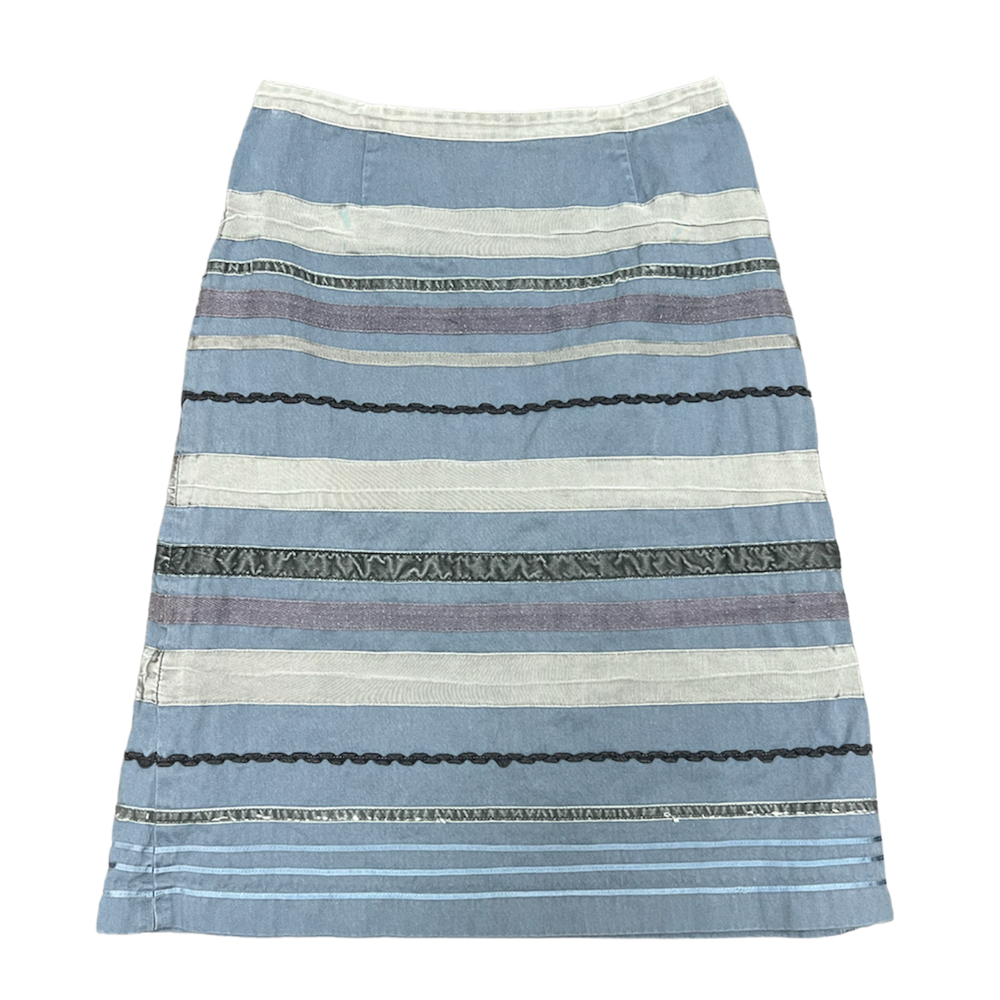 Patchwork Midi Skirt