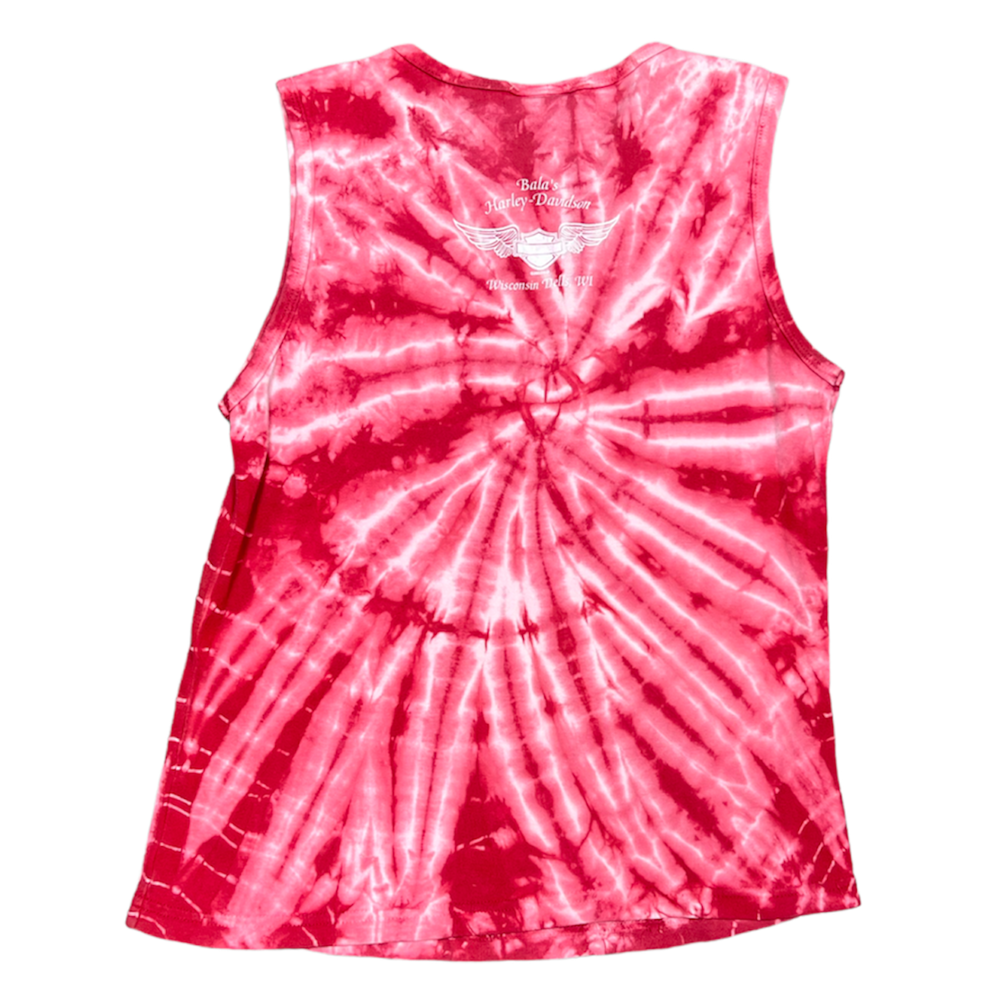 Red Harley Tie Dye